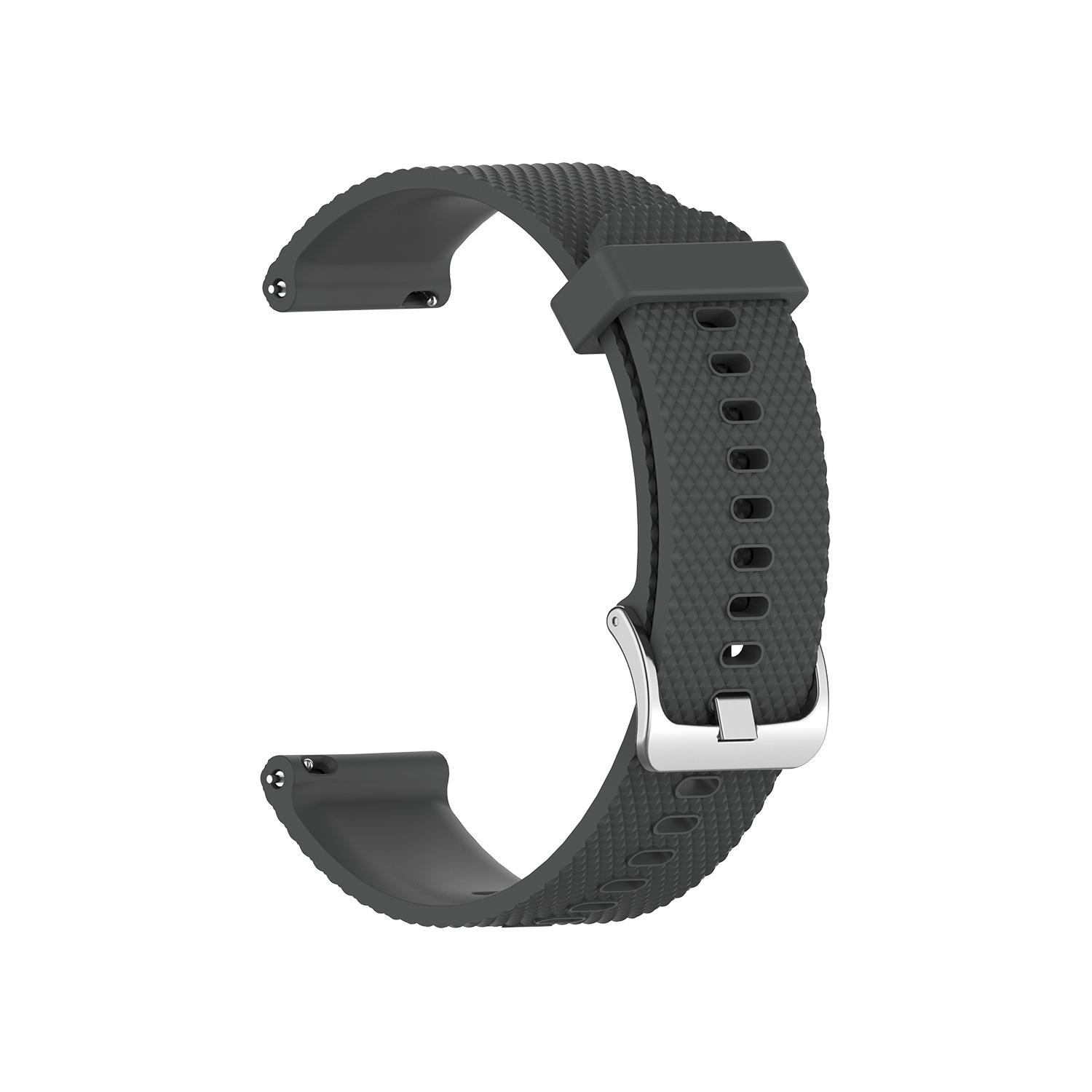 10 colori 18 MILLIMETRI Cinturino In Silicone Per Garmin Vivoactive 4 4S Smart Cinturino di Vigilanza Texture Sport Watch band Banda di Ricambio braccialetto TSFH: 8