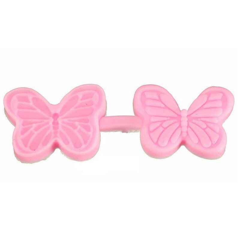 Fondant Molds Cake Decoration Stencil Confectionery Sugar Paste 3D Cherry Cake Mold Silicone Molds Baking Tools Supplies 3 Modle: Butterfly shaped