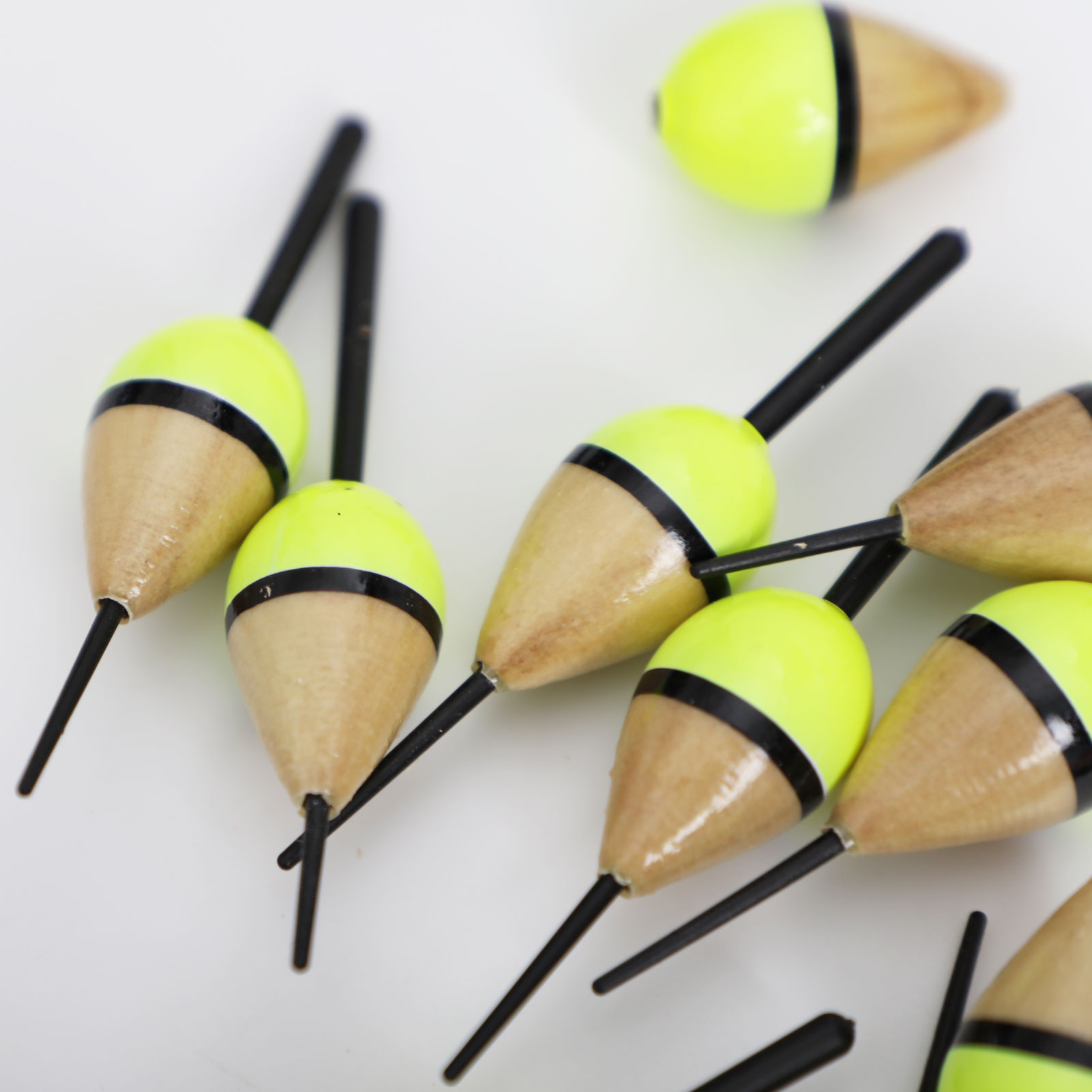 Flotteur en liège de pêche, 10 pièces/ensemble, bouée de Balsa éclairée, 1.5g/8.3 cm, accessoires de matériel de pêche