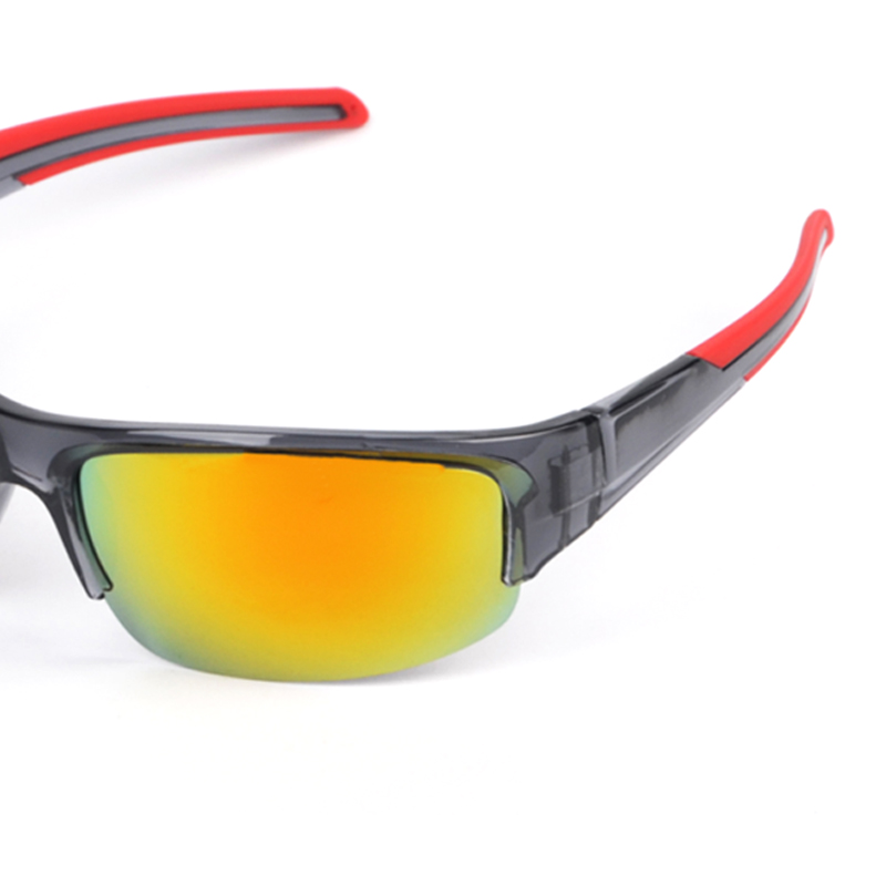 TAGION Sport Polarized Sunglasses Men Rectangle Fishing Sun Glasses Hipster Goggles Outdoor Semi-rimless Glass Oculos De Sol