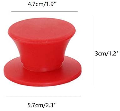 Pot Deksel Knop Siliconen Universele Pot Handvat Vervanging Keuken Kookgerei Cover Knoppen Voor Pan Deksel 3 Pcs