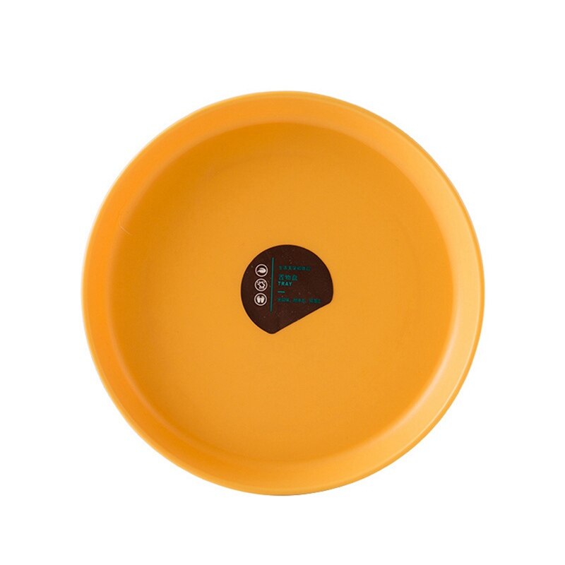 6 Inch Small Dish Salted Vegetable Plates Desktop Spitting Bone Dish Plastic Snack Fruit Cake Dish Dining Table Garbage Plate #: Y1