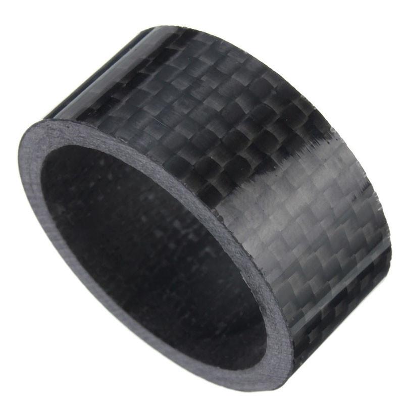 1/8 &quot; matt ud karbon sykkelavstandssett 3k blanke karbon avstandsstykker headset spacer mtb 3mm 5mm 10mm 15mm 20mm landeveissykkel avstandsstykker: 15mm