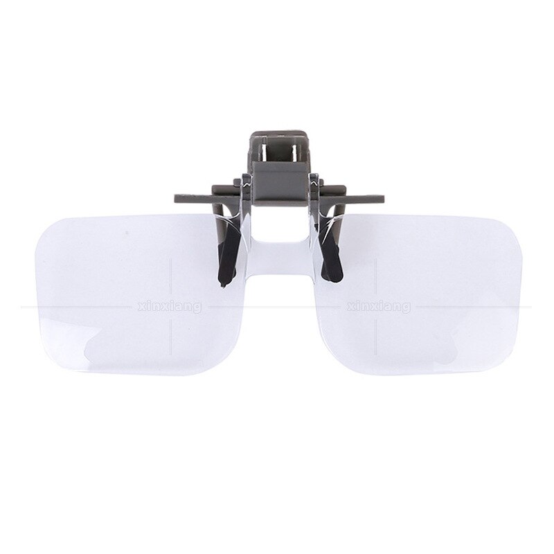 2x Loupe Loupes avec Clip Pour Clip Sur Flip Up Lunettes Grossissement Loupe, Clip Sur Lunettes Loupe