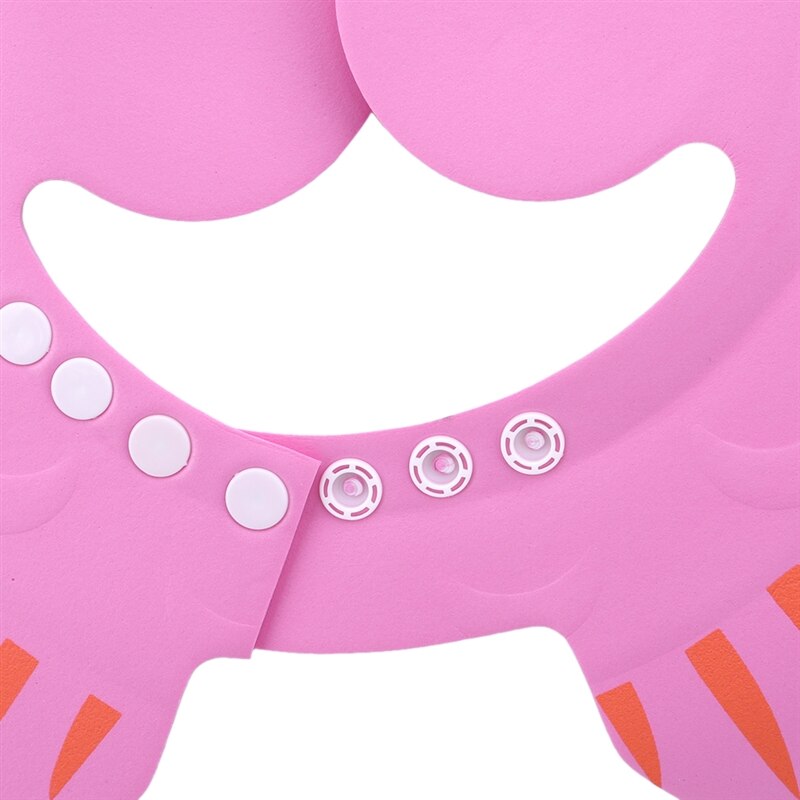 Baby Cute Cartoon Animal Shower Shampoo Caps Plasitc Waterproof Ear Eye Protection Child Hat Adjustable Bath Shield