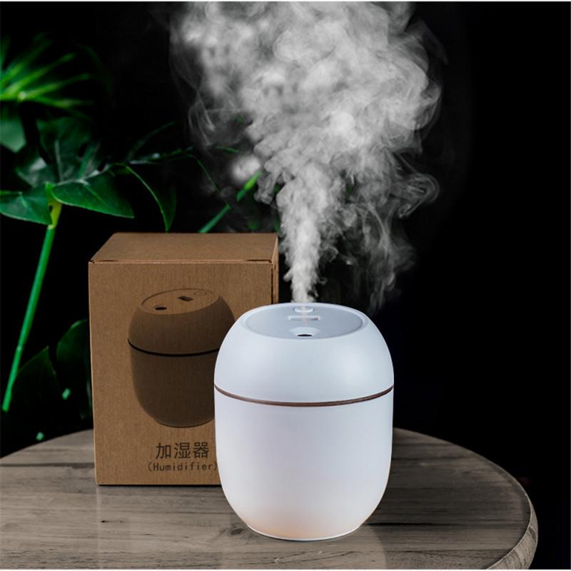 Humidificateur portatif d'usb de véhicule dans le diffuseur d'humidificateur d'espace de véhicule humidificateur portatif de capacité élevée de lampe d'atmosphère de Led: Rose