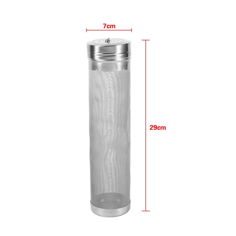 Bolsa de filtro inoxidable para gelatina, Filtro de acero para vino, cerveza y cerveza, barril de cerveza hogareña de araña Hop, tolva seca