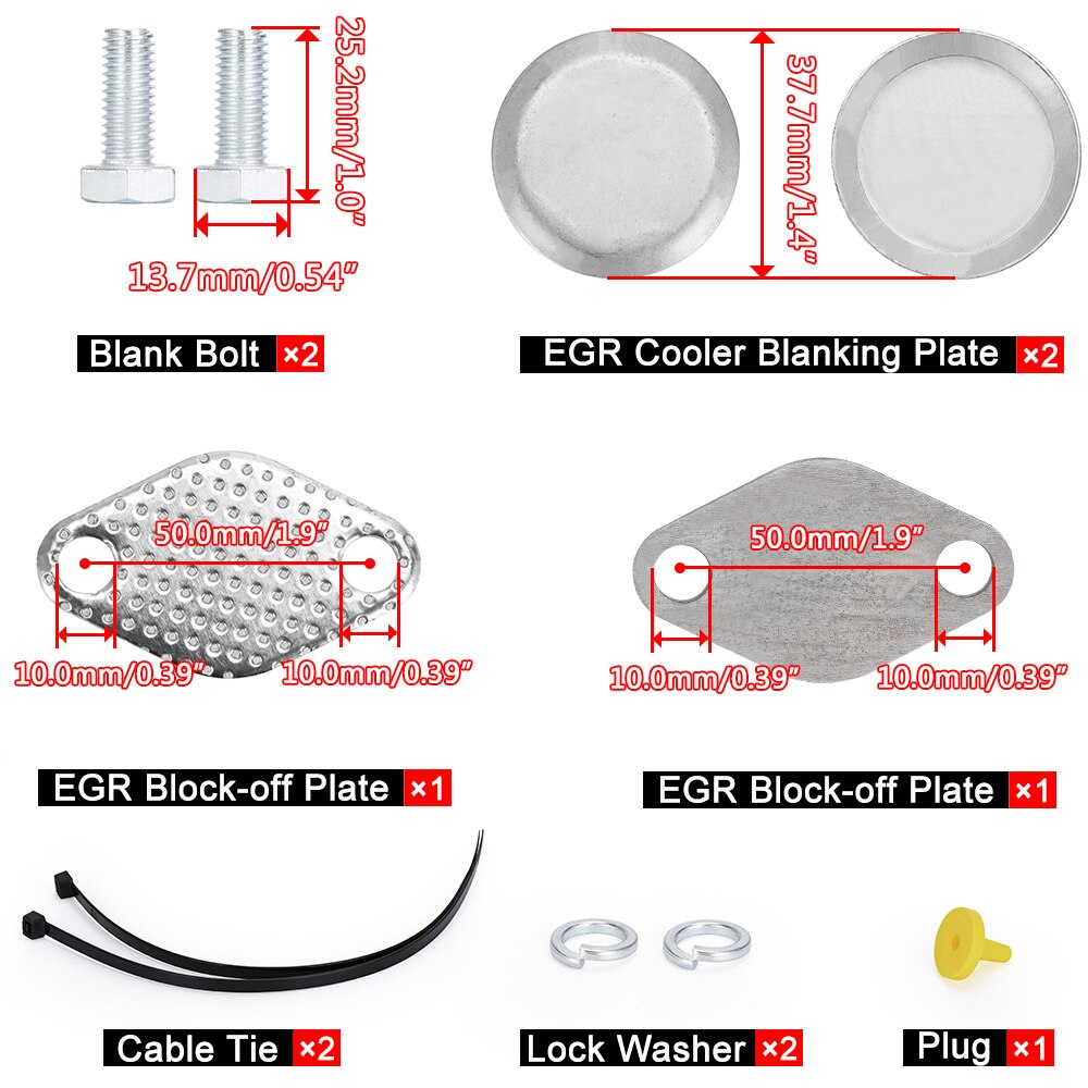 Aluminum EGR Removal Kit Blanking Bypass For BMW 5 Series E60 E61 E61N 520i 525d 530d 535d Delete Kit VR-EGR08