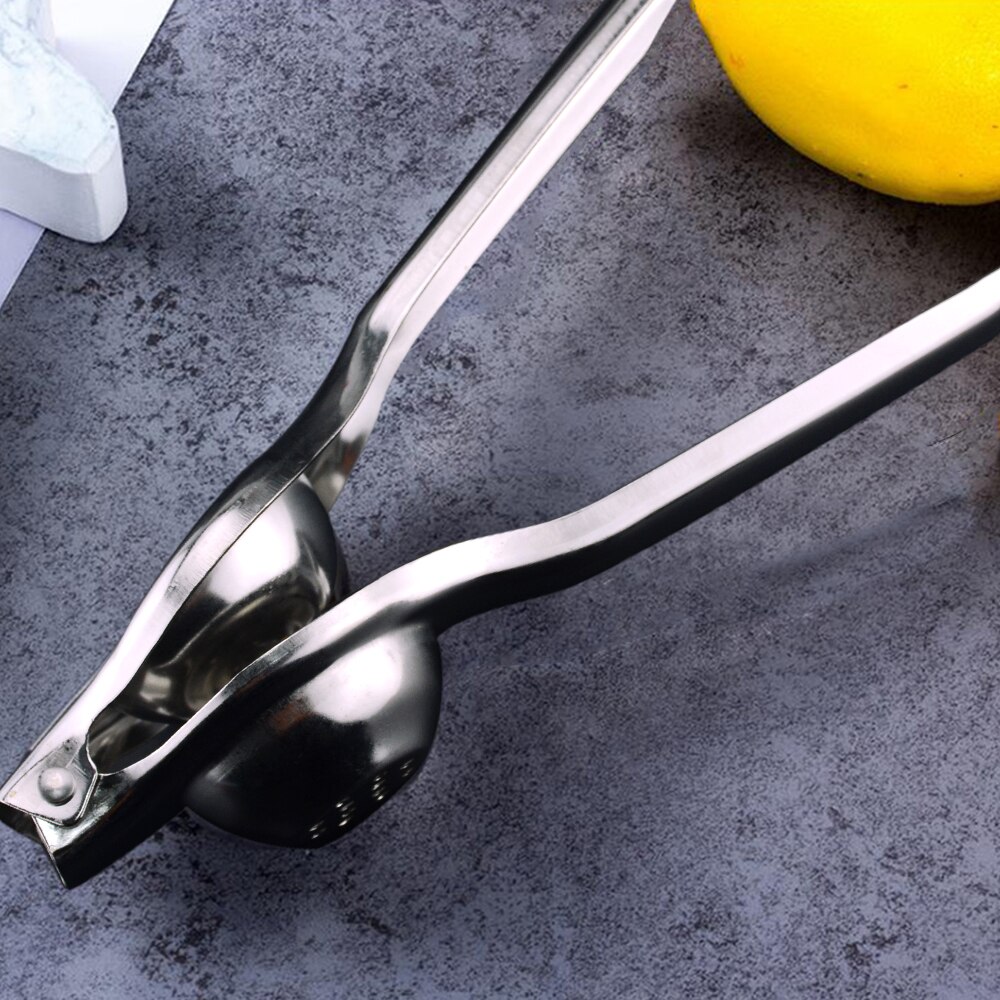 Exprimidor de limón de acero inoxidable, herramientas de cocina, prensador de zumo de frutas, utensilio de mango rápido