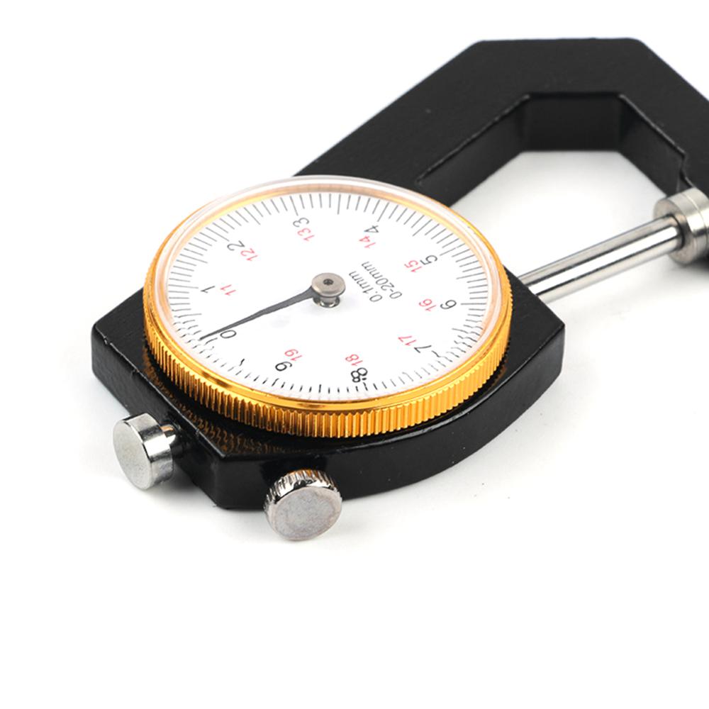 Bärbar platt huvud/ spetsigt huvud mikrometer procent tjocklek mätare mätare testare 0.1mm tjocklek mätinstrument verktyg