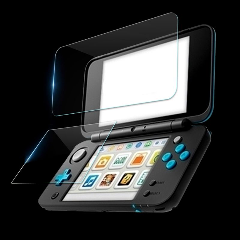 2 in1 oben Unterseite HD Ultra klar Schutz Film Oberfläche Schutz Abdeckung für Nintendo Neue 2DS XL 2DS LL LCD Bildschirm Schutz Haut