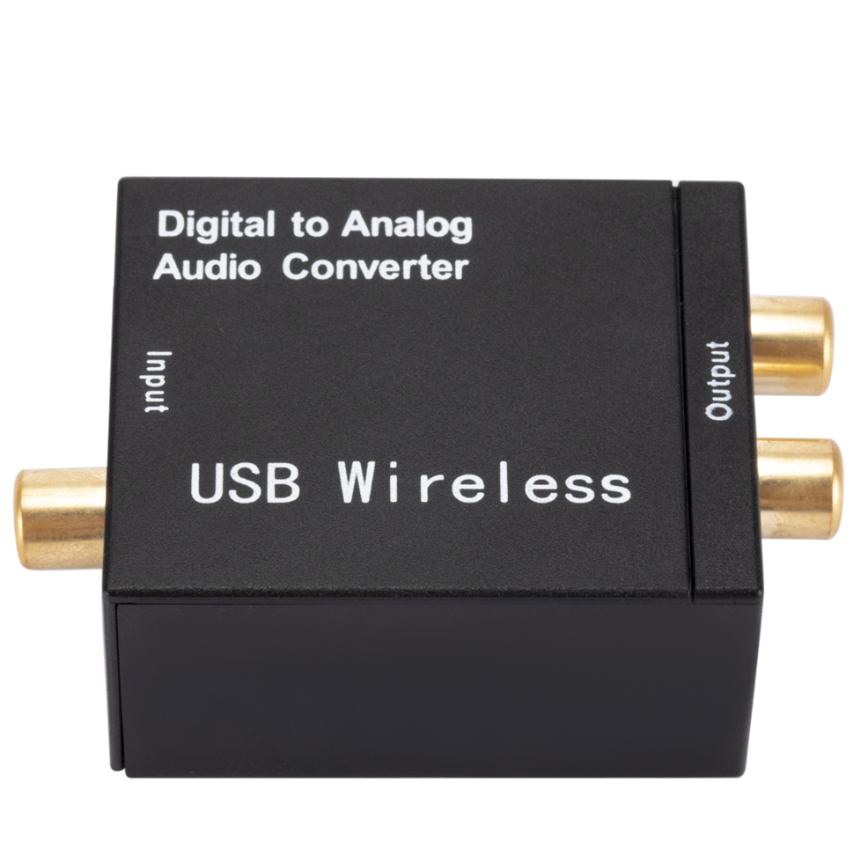 Amplificatore DAC USB convertitore Audio digitale/analogico con segnale coassiale Toslink in fibra ottica Bluetooth a decodificatore Audio RCA R/L: singolo host