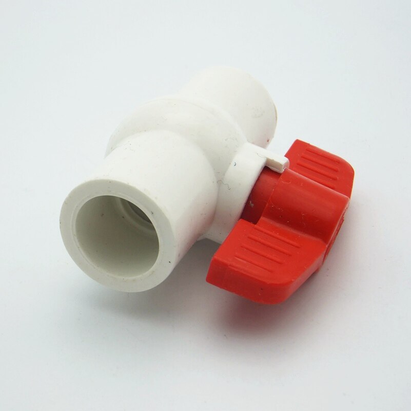 20mm ID PVC Ball Valve Coupler Adapter Water Connector For Garden Irrigation System DIY