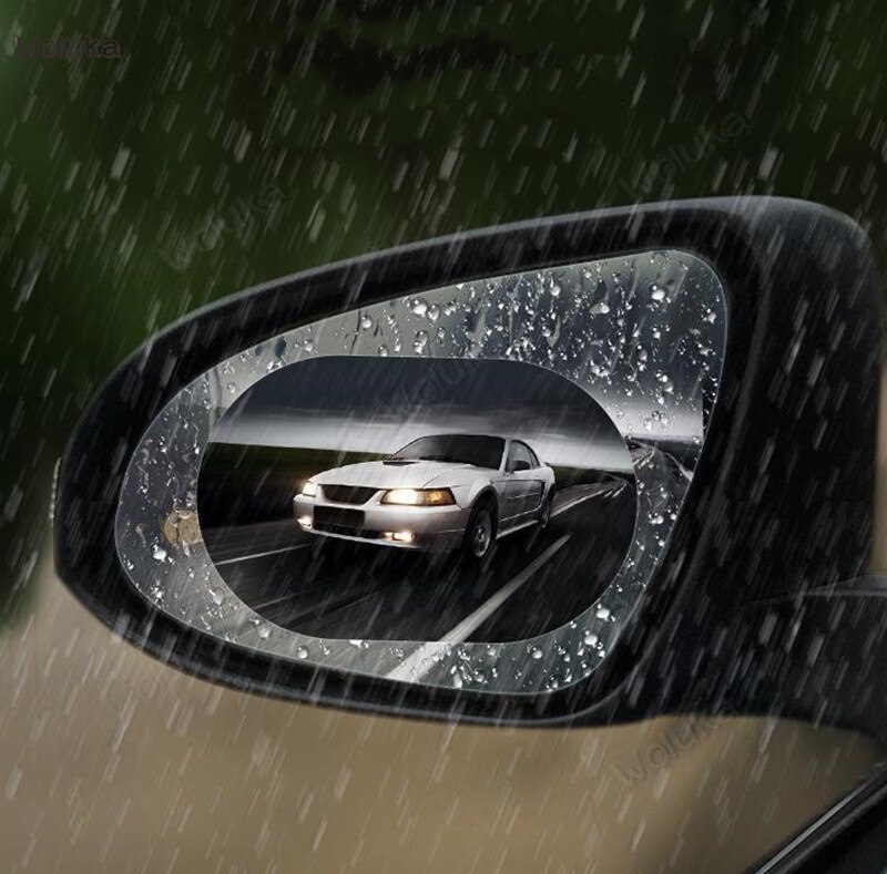 Miroir de rétroviseur de voiture universel | Film imperméable à la pluie autocollant de voiture, miroir Nano Film antibrouillard étanche CD50 Q02