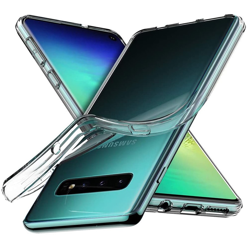 Coque de luxe transparente en Silicone, étui souple Ultra-mince pour Samsung Galaxy S10 Plus S10E 5G Lite