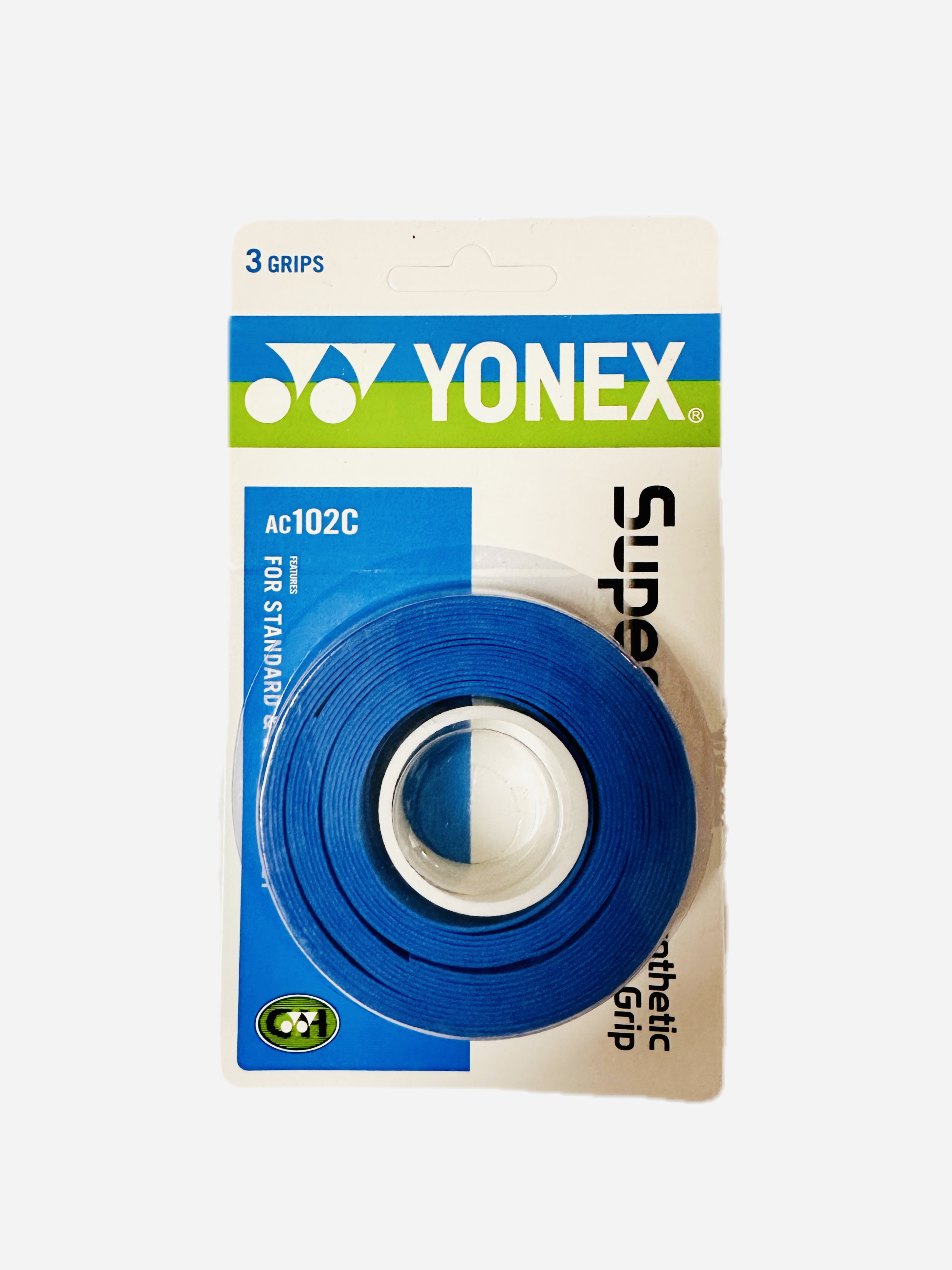 YONEX 3 Grips/Pack Cloth AC102 AC102EX 102C Hand Glue Tennis Badminton Racket Anti-slip Rackets Padel Sticky Grip: Brown