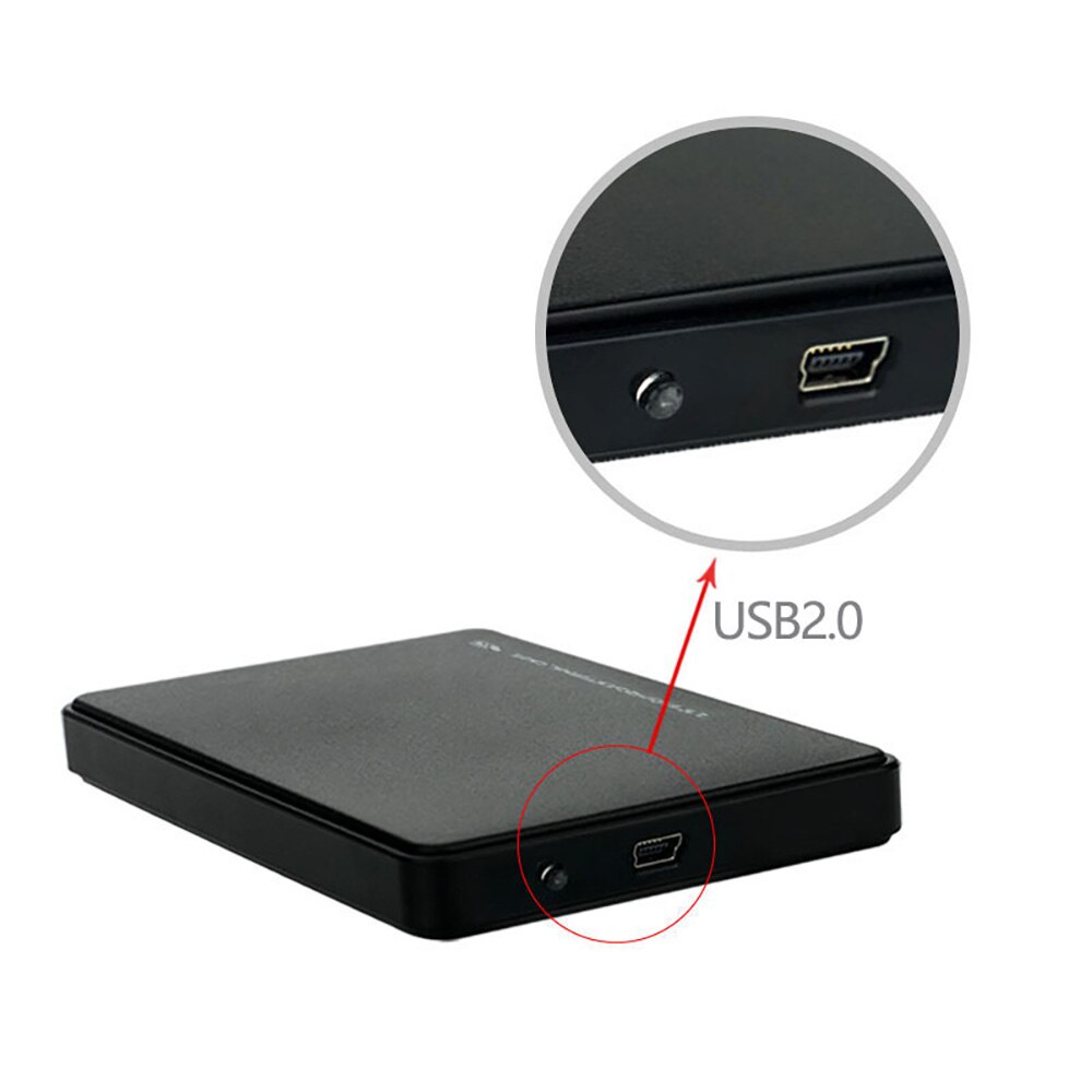 USB 2.0 2TB SATA SSD disco rigido esterno portatile Desktop Mobile Hard Disk Case