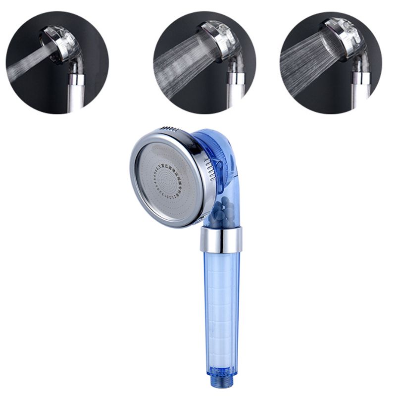 Douchekop met 3 standen, hoge druk, met pp-katoenen filter, met 2 stuks pp-katoenen filters  l29k