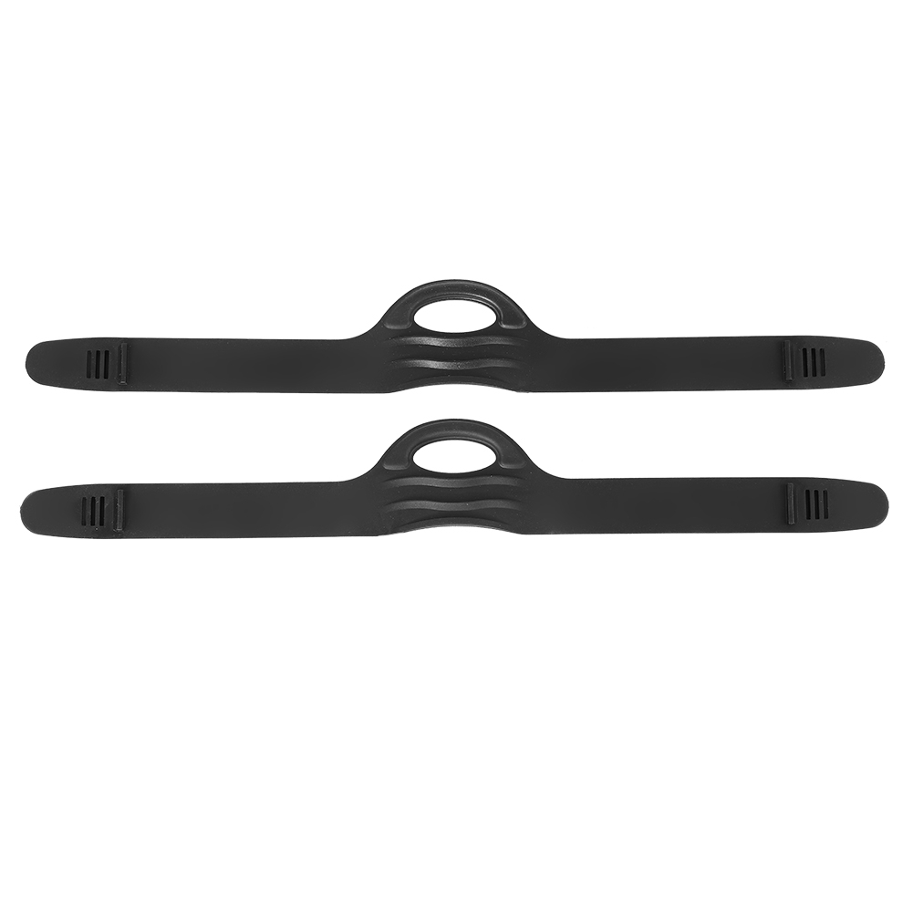 1 Pair Accessories Universal Durable Snorkeling Flippers Strap Swimming Fin Quick Release Diving Adjustable Training Black