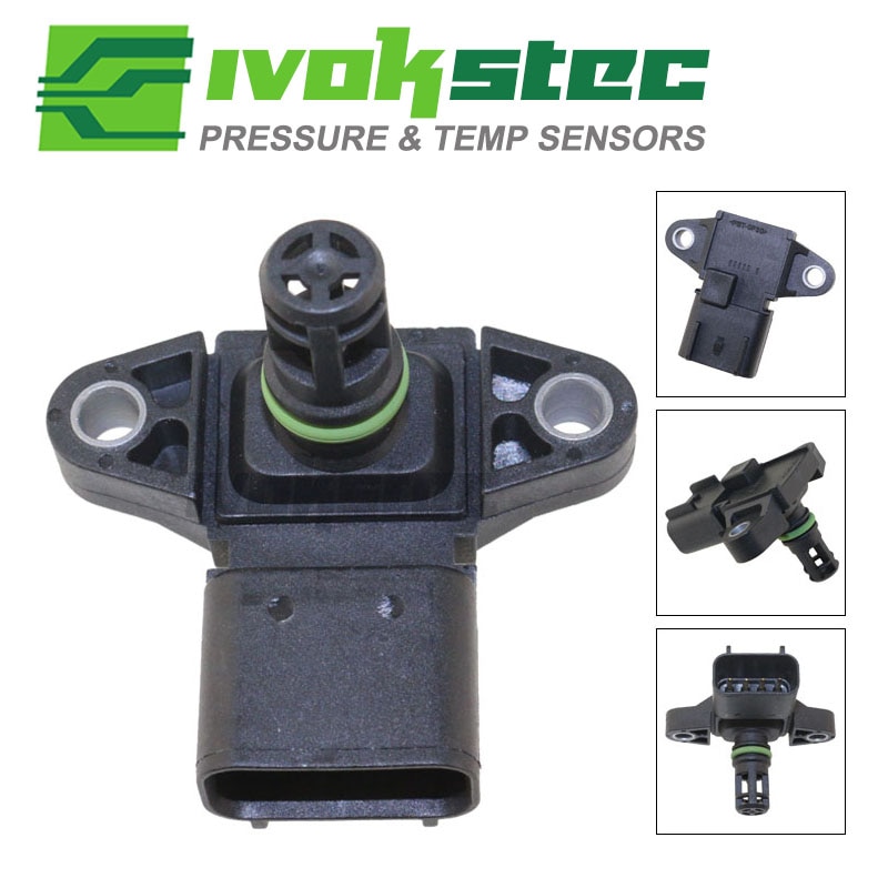 Manifold Air Boost Pressure MAP Sensor For Ford Expedition Explorer Flex Police Taurus Ford F-150 5WK96848 AA5A-9F479-AB