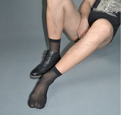 Herren Geschäft kurze absatz filar socken dünne seide strümpfe Luft saug männlichen die Seide strümpfe