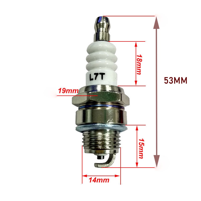 Motors Min Lawn Mower Spark Plug LT7 For BM6A BMR6A WS6E WS7E BPMR6A WS7F CJ7Y W20MU L7TC M6 M7 BPMR6A Wwo Stroke Chain
