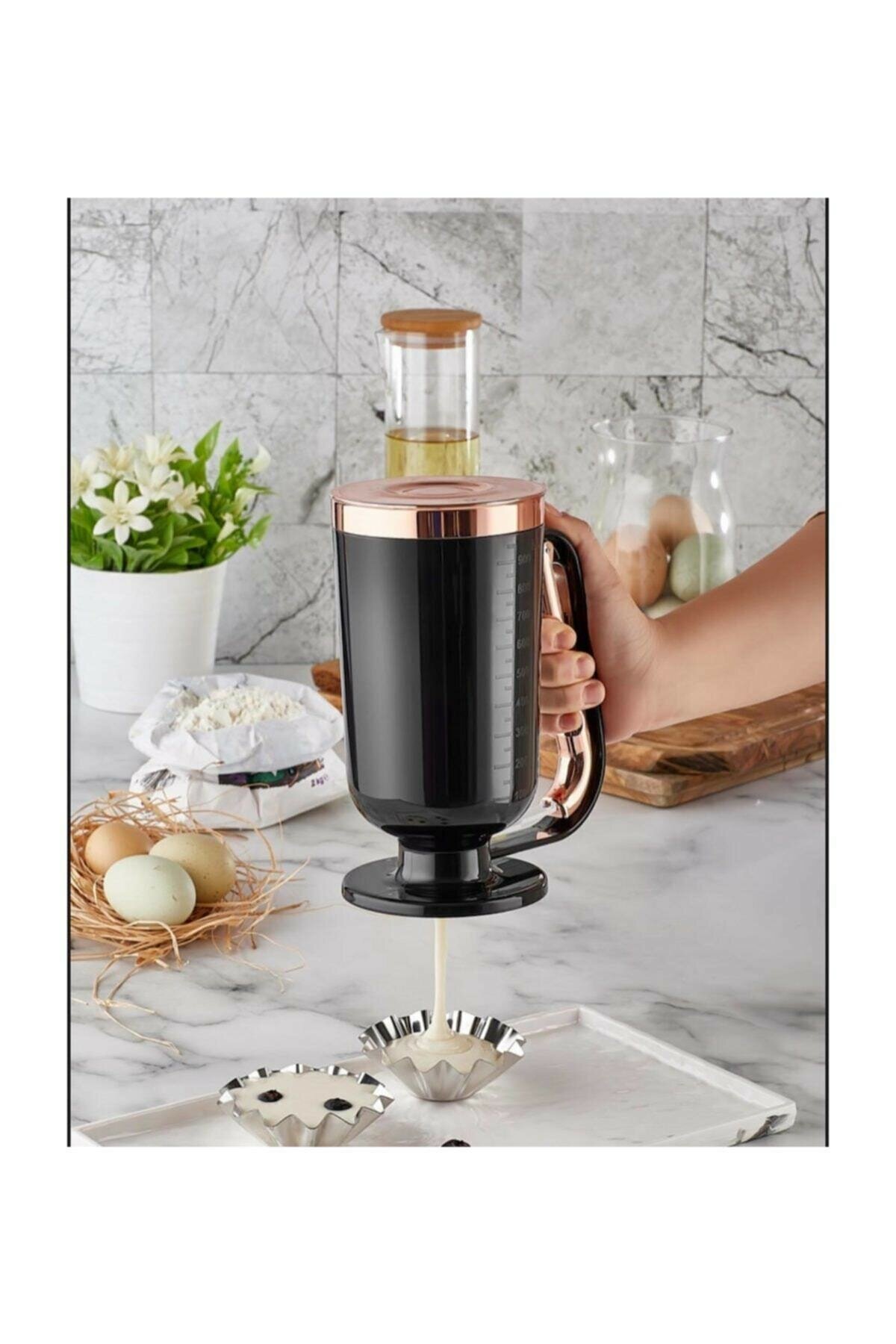 Pancake Dough Waffle Jam Dispenser Pudding Dough Porter Pancake Mix Dispenser Batter Perfect Baking Tool Muffins Batter Pourer