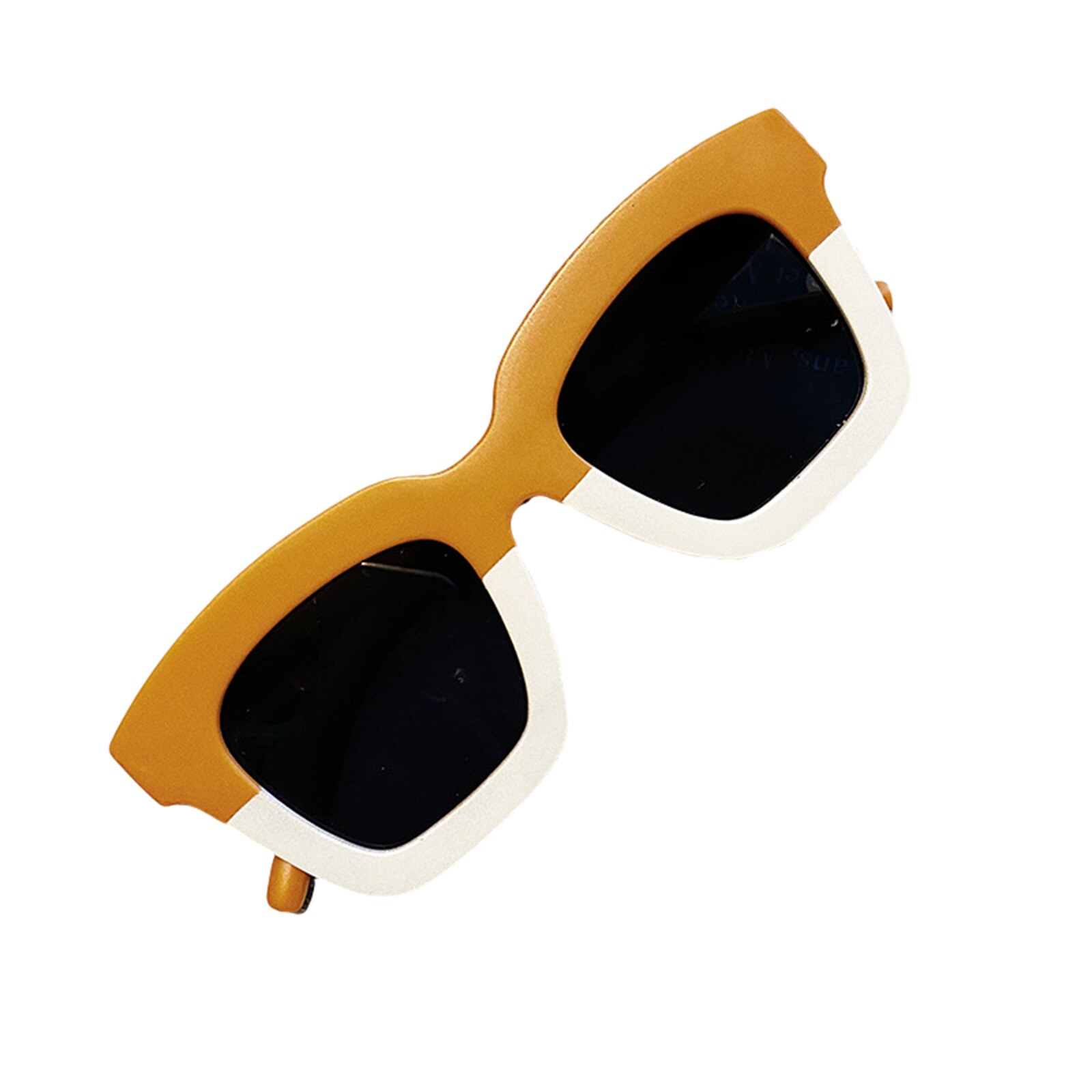 Kleinkind freundlicher Jungen Mädchen Sonnenbrille Anti-Uv Quadratische Dekorative Gläser Fotografie Requisiten 1-6Jahre: A