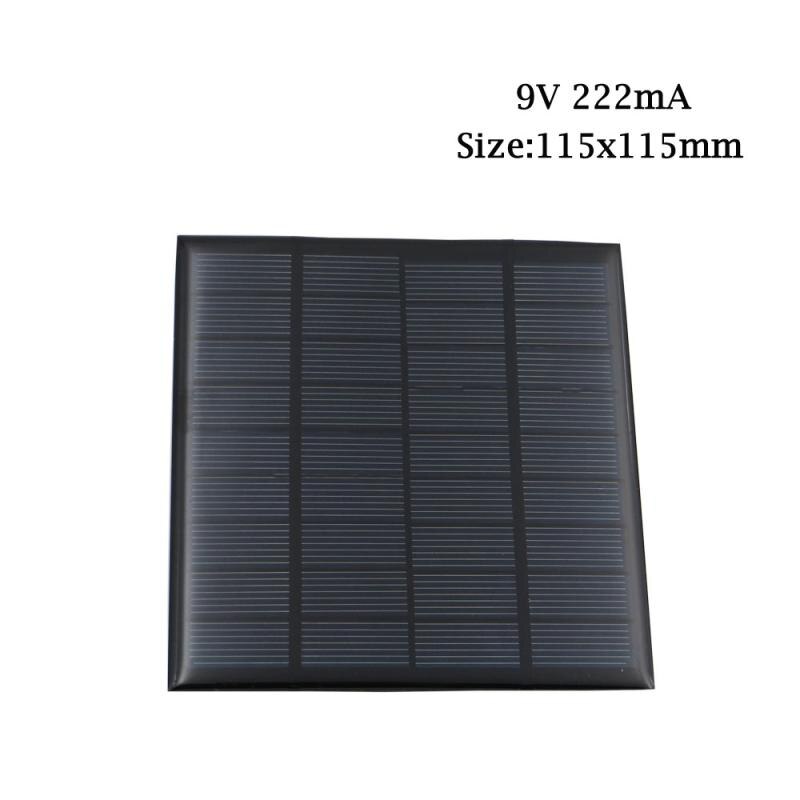 6V/9V/18V Portable Mini Solar Panel Waterproof Solar Panel for Phone Outdoor Emergency Power Cell Charger Mobile Solar System