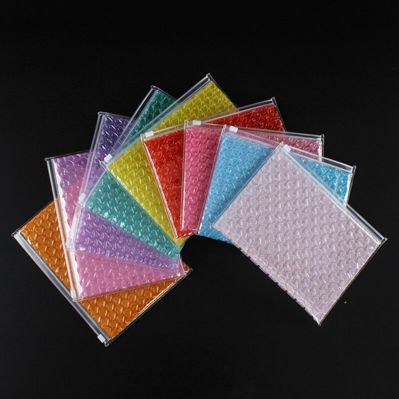 20Pcs Bubble Mailer Color Plastic Ziplock Bubble Bags Waterproof Bag Logistics Shockproof Bag Business Supplies 21x16cm