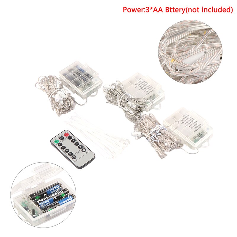 3 X Outdoor Garden Umbrella LED Light Patio Sun Shade Beach Lawn Decoration