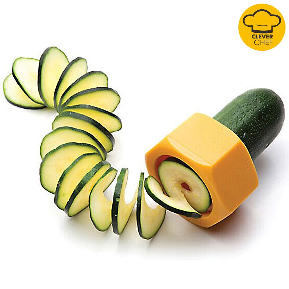 Keuken Gadgets Spiraal Komkommer Slicer Creatieve Huishoudelijke Multifunctionele Groente Cutter Meloen Koken Mes Keuken Accessoires