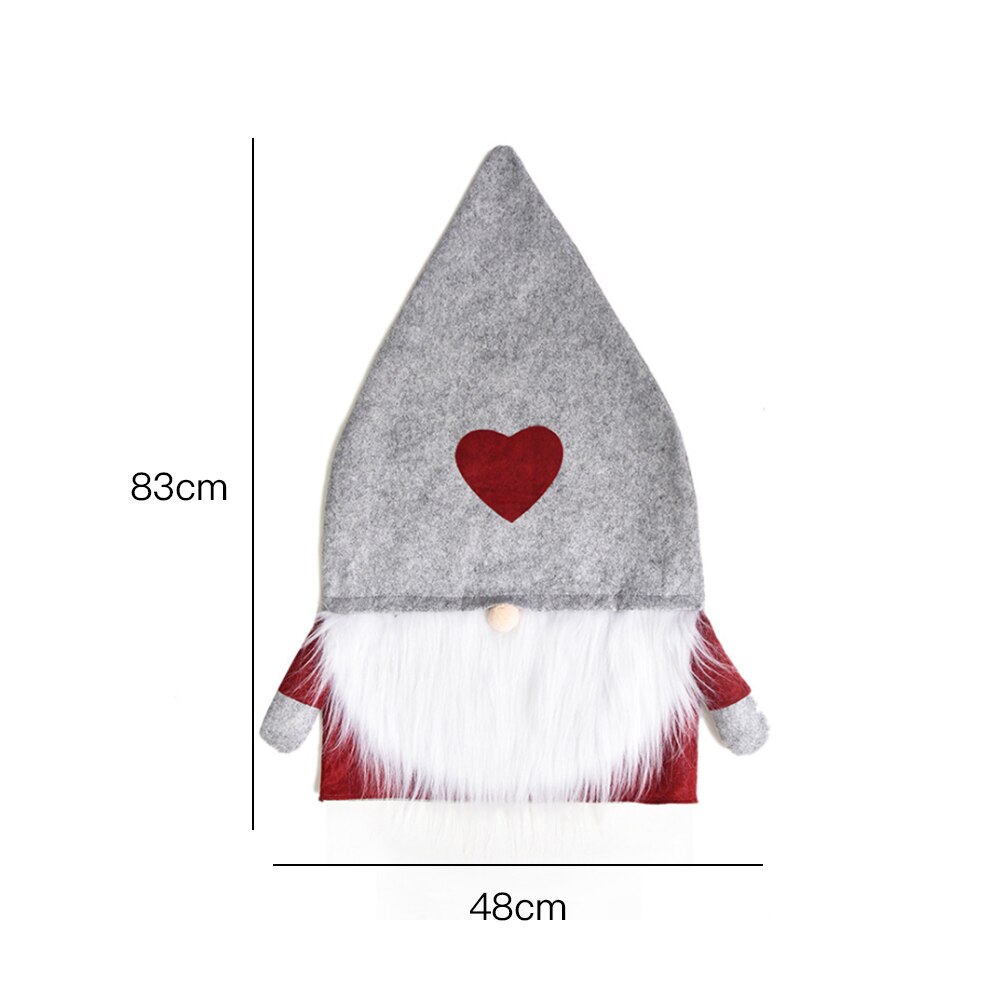 Santa Hat Chair Covers Christmas Decor Dinner Chair Xmas Cap Sets Dinner Table Hat Chair Back Covers For Home: G2