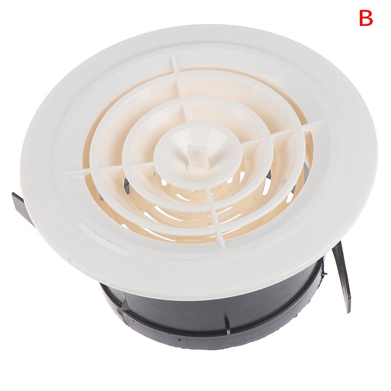 75mm 100mm 3~8 ''Adjustable Ventilation Grilles Grid Air Vent Round Louver Grille Cover: 100mm