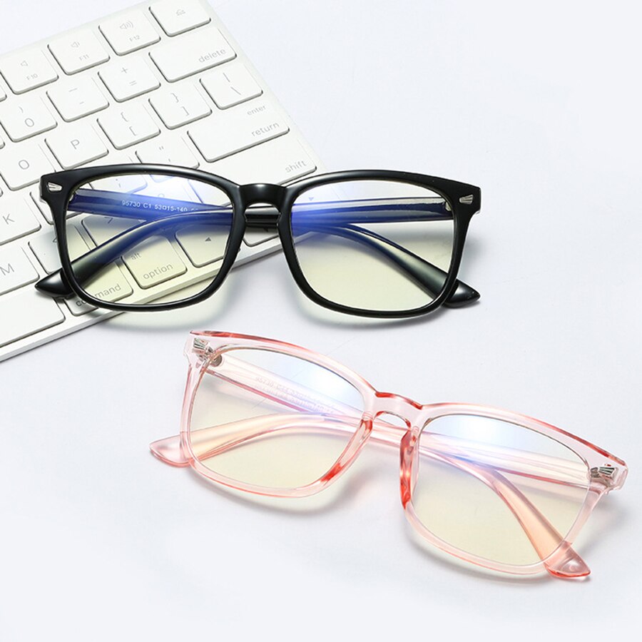Woman Glasses Square Frame Women Optical Computer Blue Light Blocking Eyeglasses Black Radiation Goggles Spectacles Eyewear