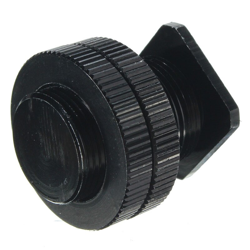 Metall stoßfest Clip Blitzschuhadapter 5/8 zoll 1/4 zoll Schraube für Kamera stativkopf Mikrofon Mic Halterung