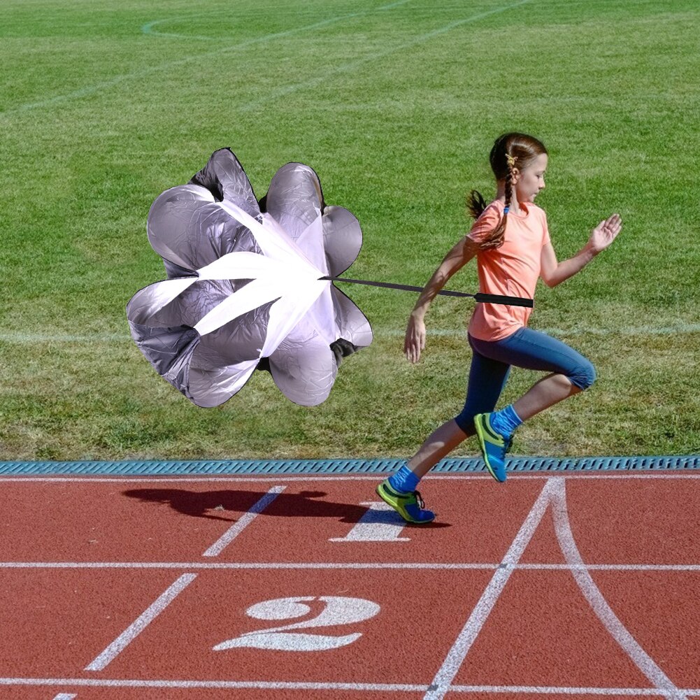 Adjustable Footwork Soccer Football Fitness Speed Agility Ladder Training Equipment Kit with Resistance Parachute Disc Cones Sto