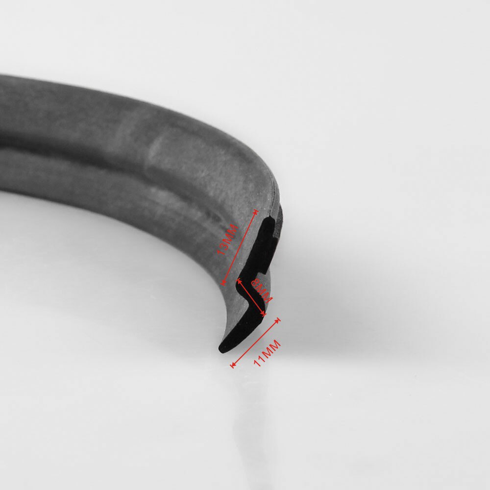 Auto Deur Afdichting Strip 4 M Type Z Deur Afdichting Autodeur Tochtstrip Z Afdichting Geluid Auto Rubberen Rand Trim geluidsisolatie