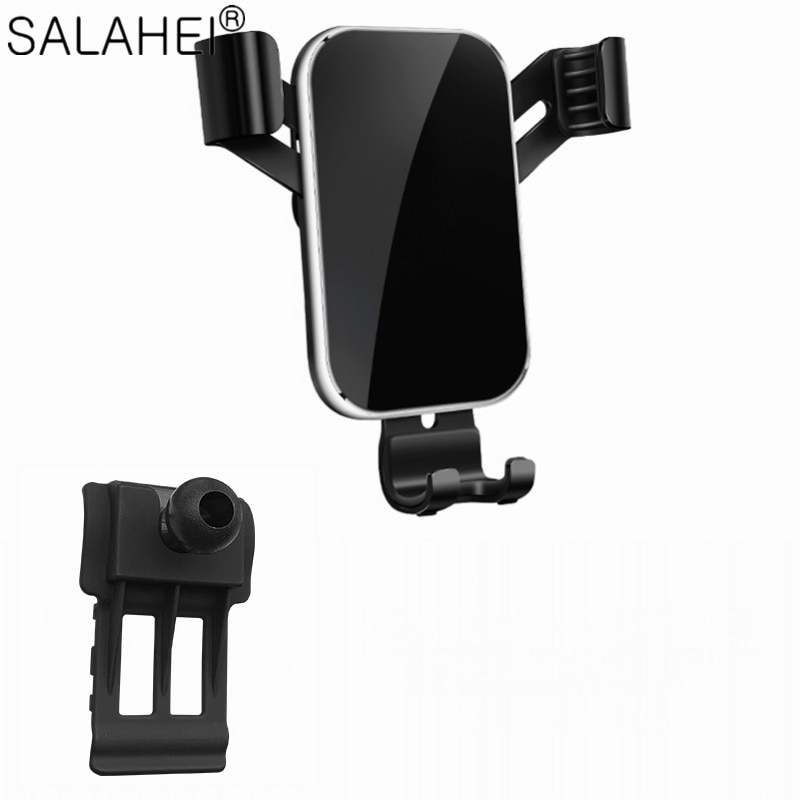 Gps cool biltelefon holder til peugeot 208 207 308 rcz 408 407 307 206 smart telefon holder interiør tilbehør mobiltelefon holder: Sort