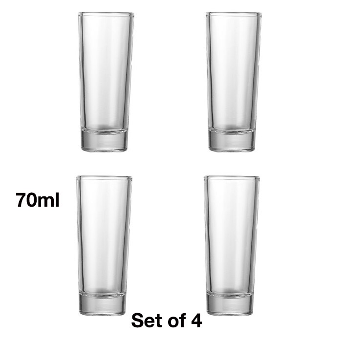 Sett  av 4 hødu shotglass minikrus 70ml: misligholde tittel