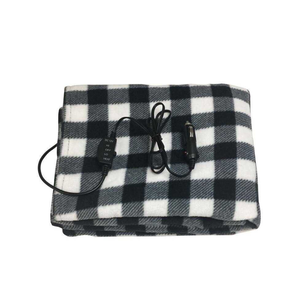 12v auton lämmityspeitto talvella lämmitetty 145 x 100cm ristikkoinen energiansäästöinen lämmin automaattinen sähköpeitto auton vakiolämpötilaan: A