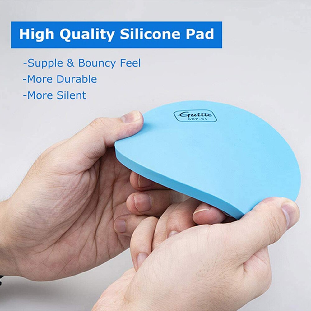 GDP-01 Beginners Drum Practice Pad Training Drum Pad Rubber ABS Holder Stand Jazz Drums Exercise Percussion Instruments Parts