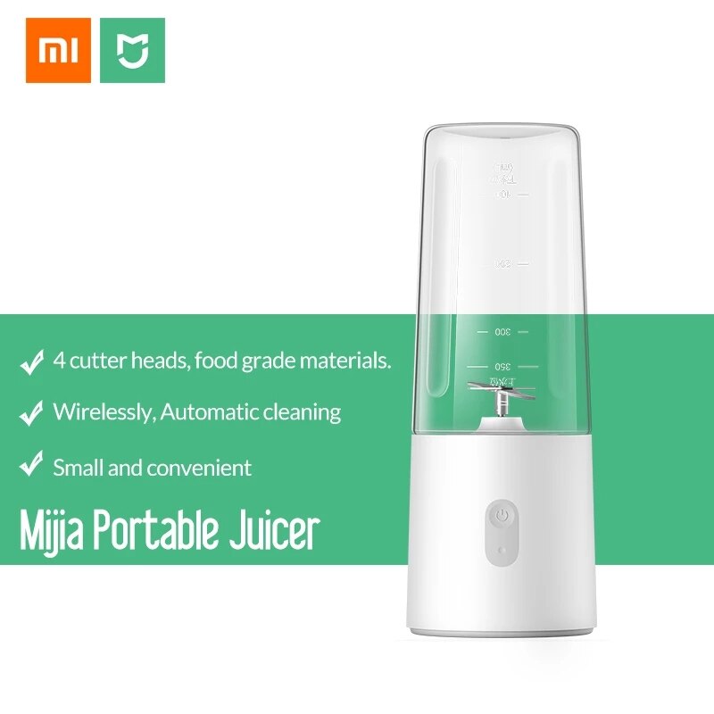 Xiaomi Mijia Mini Blenders Kleine Draagbare Opladen Juicer Fruit Cup Keukenmachine Elektrische Keuken Mixer Quick Sap 350Ml