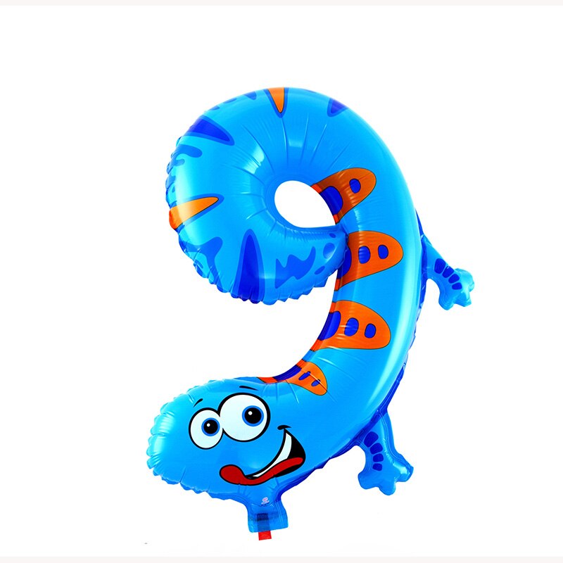 Kinder Tier luftballons nette Anzahl Folien Ballons Geburtstag/Halloween/partei liefert prop 10 zoll dekoration: 9