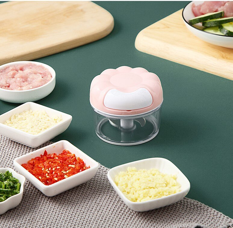 Multifunktionskökshackare pressa manuell grönsaksskärare frukt och grönsaker köttskärning köksverktyg minihackare