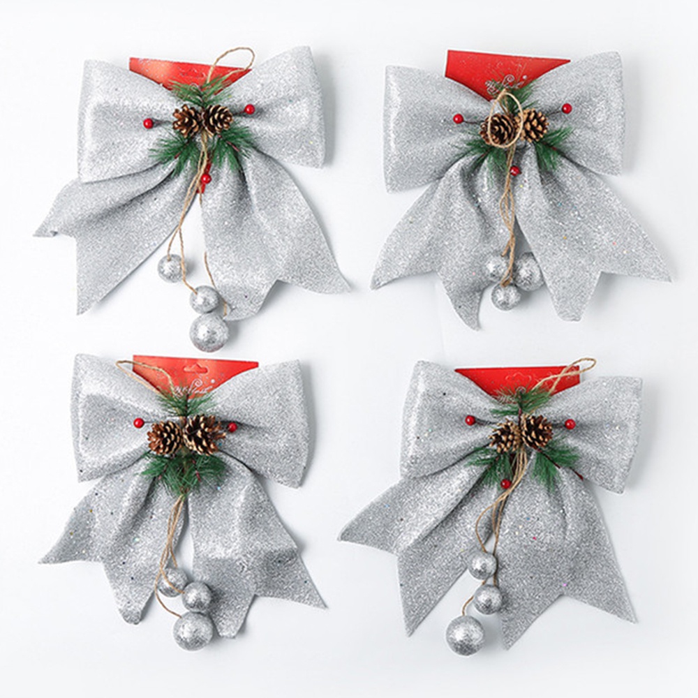Grands nœuds de ruban pour arbre de noël , 1 pièce, décoration pour la maison, pour fête de noël 2022 et nouvel an