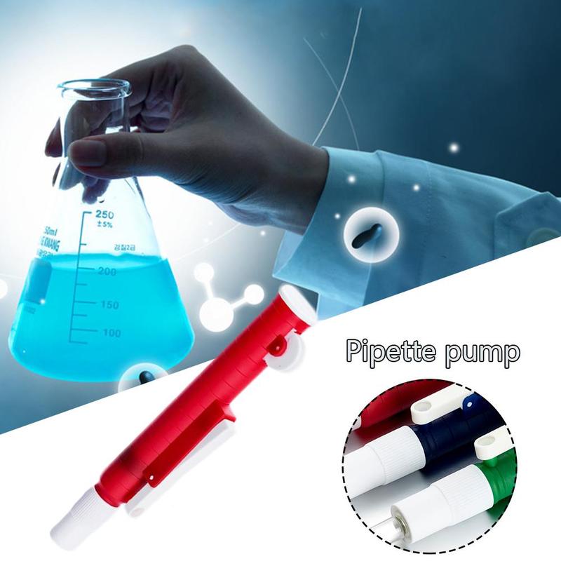 Manual Assistant Pipettor Single Channel Volume Micro Pipettes Lab Transfer Pipette Aspirator for 2/10/25ml