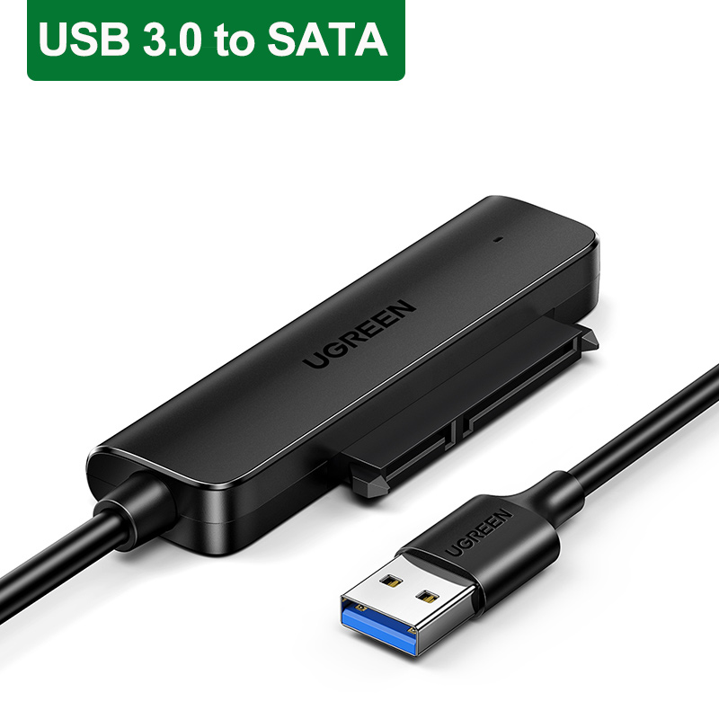 Ugreen usb 3.0 sata kaapeli 5 gbps usb to sata sovitin muunnin 2.5 ulkoiselle kiintolevylle hdd ssd kiintolevysovitin sata kaapeli: Usb 3.0 to sata