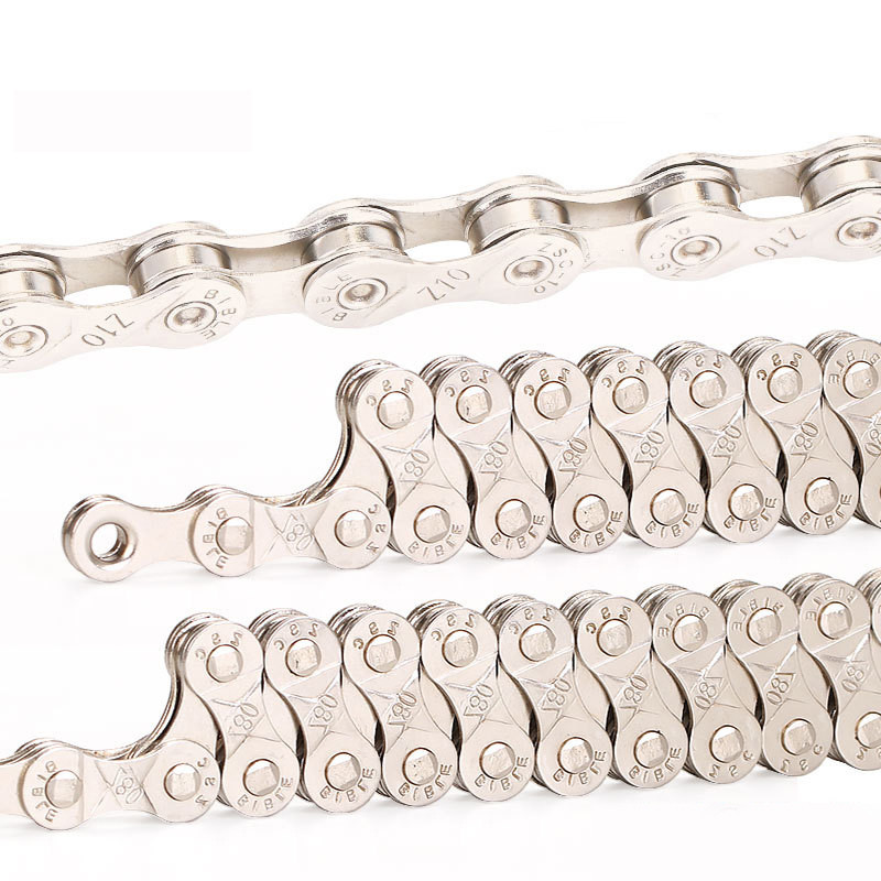 Bike Bicycle Chain 6 7 8 9 10 11 12 Speed Velocidade Electroplated Silver Chain Mountain Road Bike MTB Chains Part 116 Links