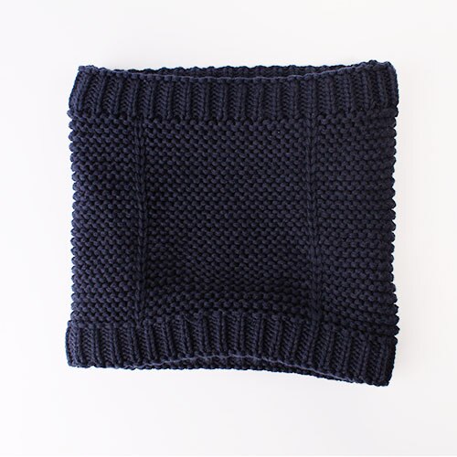 Baumwolle Winter Baby Unendlichkeit Schal Gestrickte Schals für freundlicher Mädchen und Jungen Schal SF013: Marine Blau